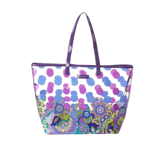 vera bradley clear beach bag